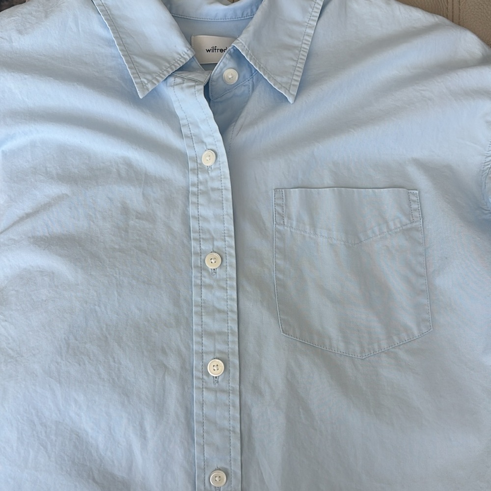 Wilfred Reminisce Relaxed Poplin Shirt - Picture 5 of 6